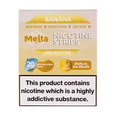 Melta - Banana Nicotine Strips (2mg)